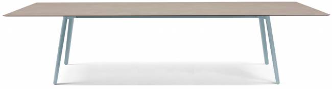 Стол ламинированный Squid голубой, тортора шпатель 2990х1200х730 мм