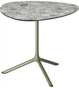 Стол ламинированный обеденный Tripe Maxi оливковый, зернистый 830х830х740 мм