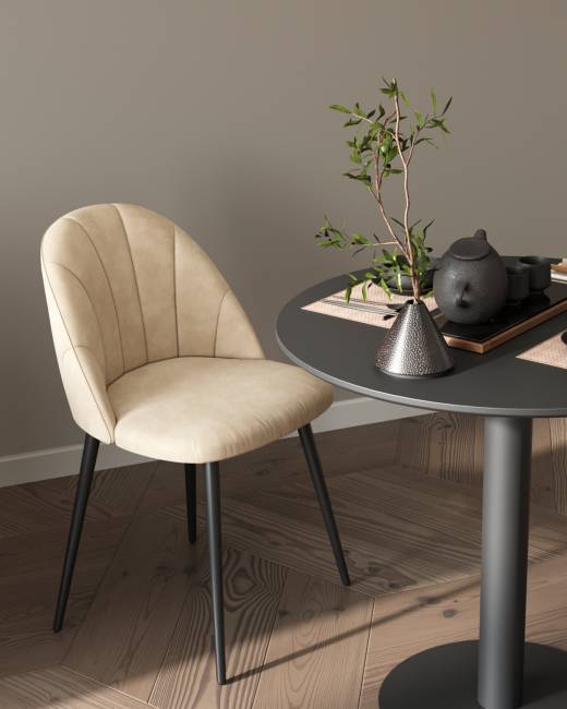 Стул Логан SN велюр бежевый