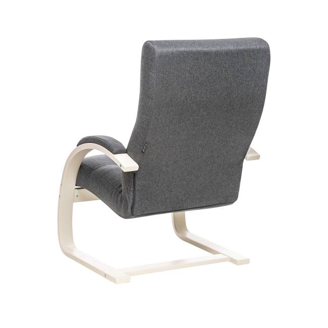 Кресло Leset Монэ Слоновая кость Malmo 95 (темно-серый)