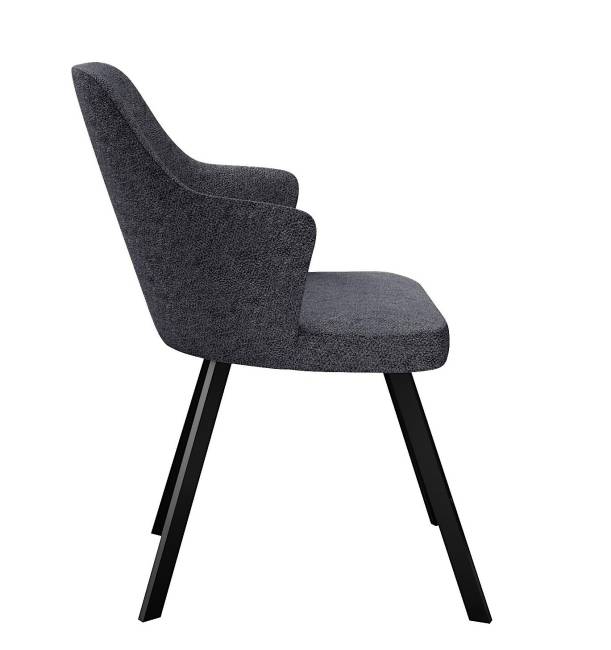 Стул DikLine 235 поворотный, NS13 GRAPHITE, ножки черные