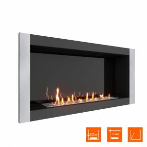 Биокамин встраиваемый SteelHeat ONE-V 1100 (Стемалит)