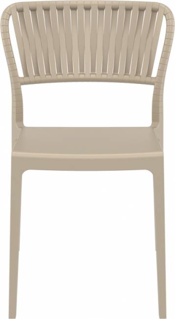 Стул пластиковый Portofino бежевый 520х560х830 мм