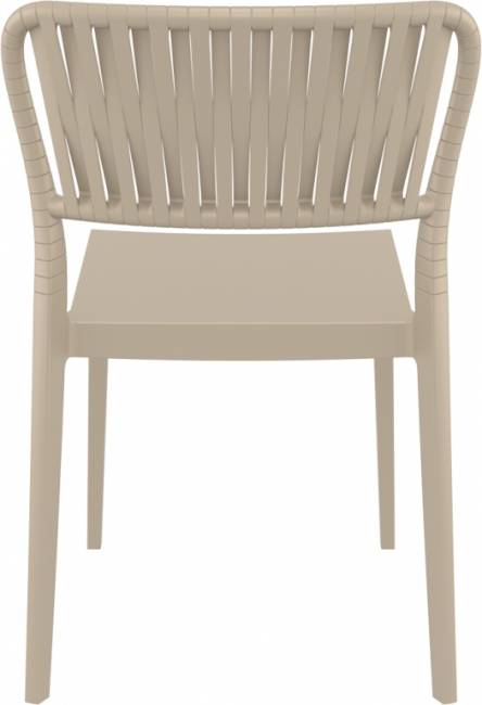 Стул пластиковый Portofino бежевый 520х560х830 мм