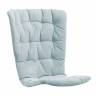 Кресло-качалка пластиковое с подушкой Folio тортора, голубой 720х810-925х1190-1125 мм