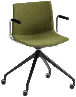 Кресло офисное с обивкой Kanvas 2 UR BR Front 640х640х800 мм