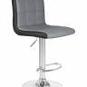 Стул барный DOBRIN CANDY, светло-серый-чёрный