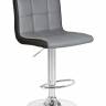 Стул барный DOBRIN CANDY, светло-серый-чёрный
