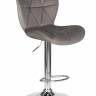 Стул барный DOBRIN BARNY, серый велюр (MJ9-75)