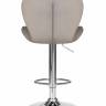 Стул барный DOBRIN BARNY, серый велюр (MJ9-75)