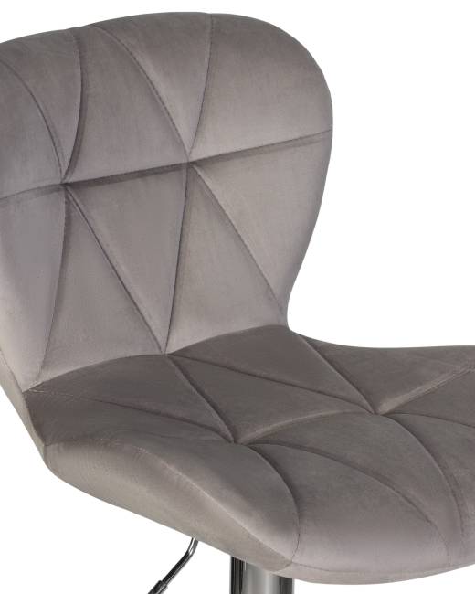 Стул барный DOBRIN BARNY, серый велюр (MJ9-75)