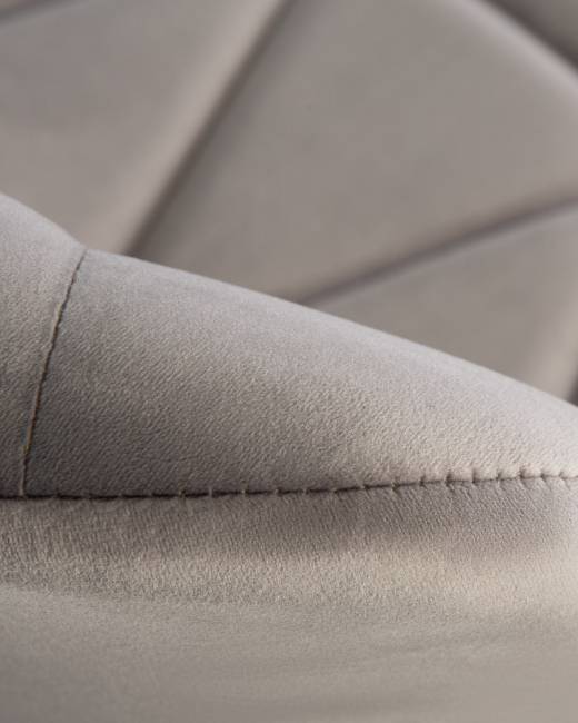 Стул барный DOBRIN BARNY, серый велюр (MJ9-75)