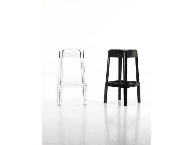 Табурет барный прозрачный Rubik прозрачный 400х400х750 мм Табурет барный прозрачный Rubik прозрачный 400х400х750 мм