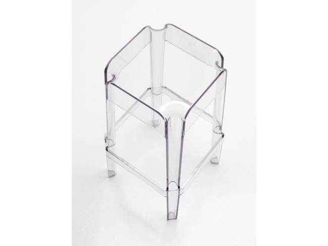 Табурет барный прозрачный Rubik прозрачный 400х400х750 мм Табурет барный прозрачный Rubik прозрачный 400х400х750 мм