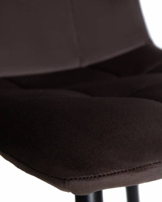 Стул обеденный DOBRIN CHILLY, Эспрессо Holland 74, основание черное