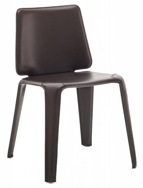 Стул с обивкой Mood кофе 520х540х800 мм