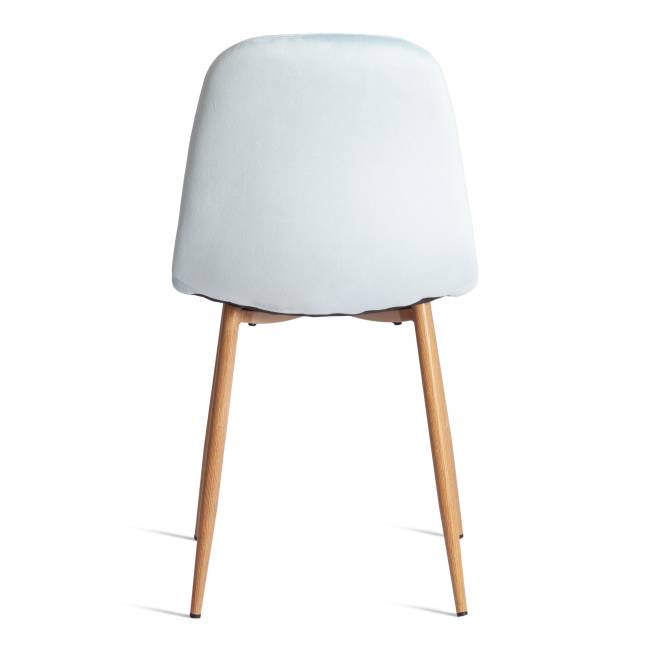 Стул Бриз/Breeze (мод.4724)/1 шт. в упаковке велюр/металл, аквамарин/натуральный (HLR16), 44х53х87см голубой Велюр/металл