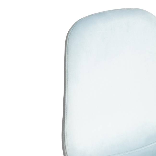 Стул Бриз/Breeze (мод.4724)/1 шт. в упаковке велюр/металл, аквамарин/натуральный (HLR16), 44х53х87см голубой Велюр/металл