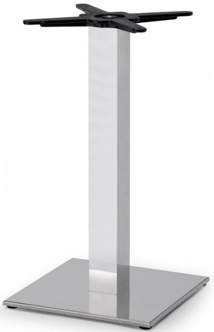 Подстолье металлическое Tiffany полированный стальной, алюминиевый 400х400х730 мм