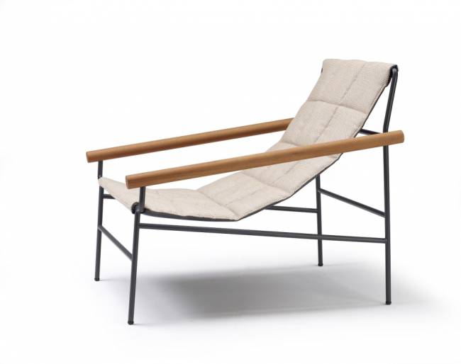 Кресло лаунж металлическое Dress Code Glam Outdoor антрацит, бежевый 750х860х745 мм Кресло лаунж металлическое Dress Code Glam Outdoor антрацит, бежевый 750х860х745 мм