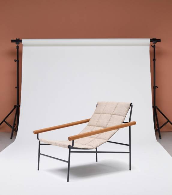 Кресло лаунж металлическое Dress Code Glam Outdoor антрацит, бежевый 750х860х745 мм Кресло лаунж металлическое Dress Code Glam Outdoor антрацит, бежевый 750х860х745 мм