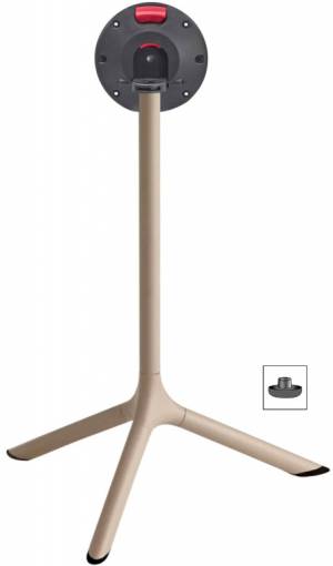 Подстолье металлическое складное Tripe Folding тортора Ø610х730 мм