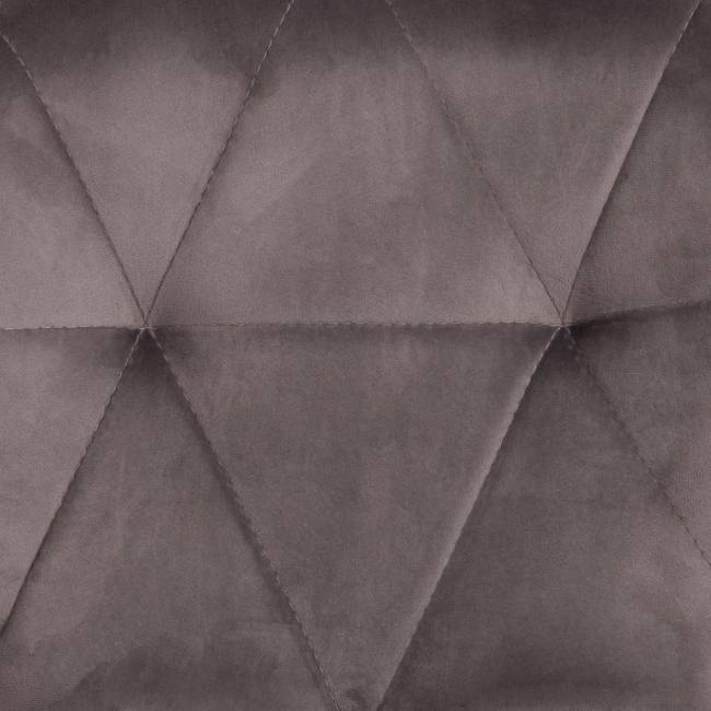 Стул STUTTGART (mod. 74) / 1 шт. в упаковке вельвет/дерево береза / металл, 50 х 47 х 73 см, серый (HLR 24)/натуральный серый (HLR 24)/натуральный вельвет/дерево береза / металл