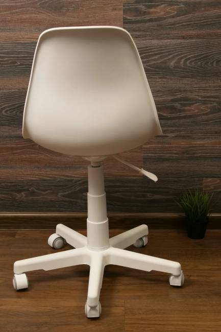 Кресло компьютерное Смузи белый/бежевый