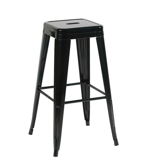 Стул барный TOLIX черный глянцевый KD