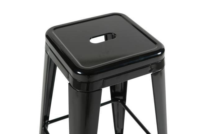 Стул барный TOLIX черный глянцевый KD