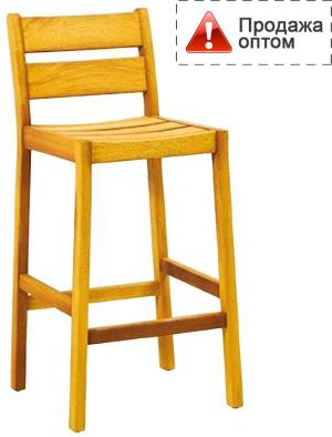 Стул деревянный барный Mindos 500х450х1050 мм