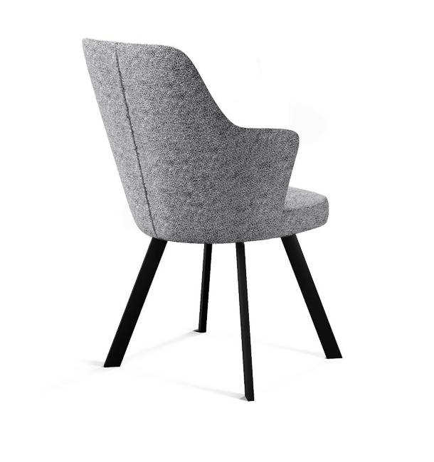 Стул DikLine 235 поворотный, NS10 GREY, ножки черные