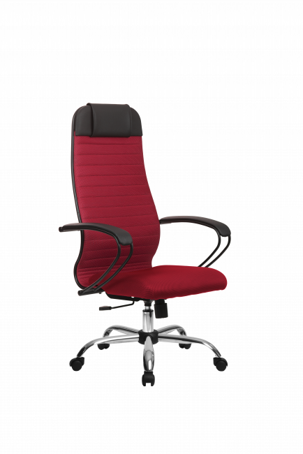 Кресло МЕТТА-21(MPRU)/подл.130/осн.003, красный/красный