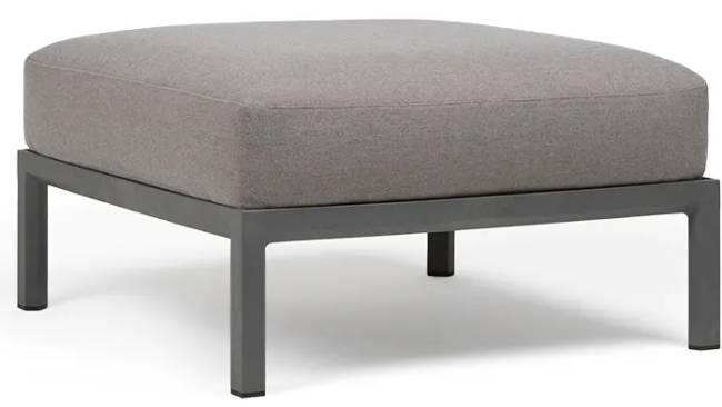 Пуф пластиковый с подушкой Maximo Pouf базальт, лава 825х825х455 мм Пуф пластиковый с подушкой Maximo Pouf базальт, лава 825х825х455 мм