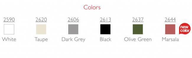 Стул пластиковый Portofino темно-серый 520х560х830 мм