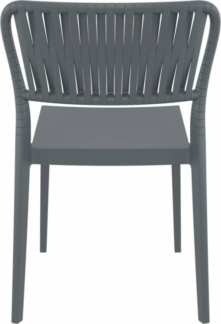 Стул пластиковый Portofino темно-серый 520х560х830 мм