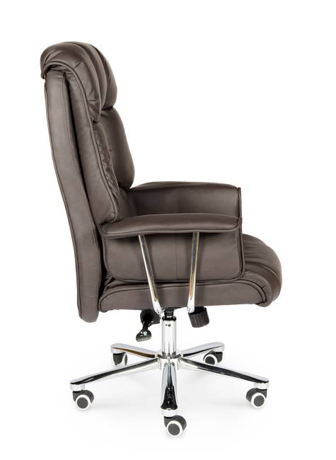 Кресло офисное / Президент / темно-коричневая кожа