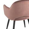 Стул Венера вращающийся велюр пыльно-розовый