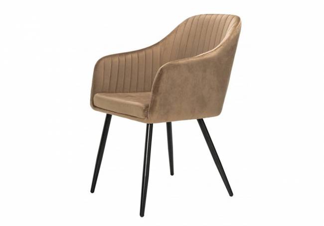 Стул на металлокаркасе Slam dark beige