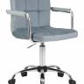 Офисное кресло для персонала DOBRIN TERRY, пудрово-голубой велюр (MJ9-74)