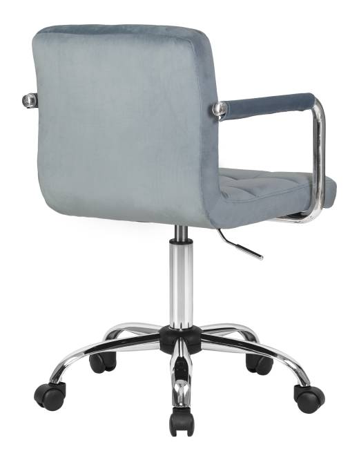Офисное кресло для персонала DOBRIN TERRY, пудрово-голубой велюр (MJ9-74)