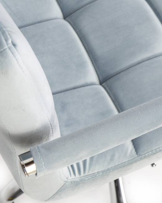 Офисное кресло для персонала DOBRIN TERRY, пудрово-голубой велюр (MJ9-74)