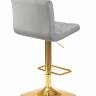 Стул барный DOBRIN GOLDIE, серый велюр (MJ9-75)