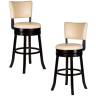 Набор 2 шт Вращающийся полубарный стул DOBRIN JOHN COUNTER, капучино, кремовый