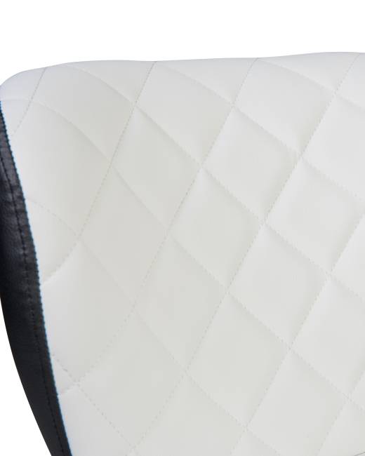 Набор 2 шт Офисное кресло для персонала DOBRIN RORY, бело-чёрный