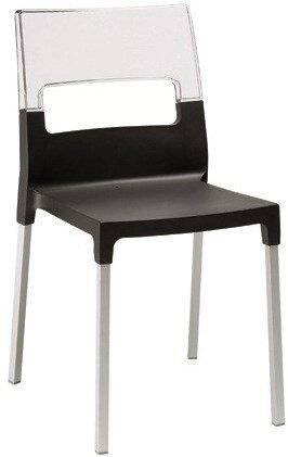 Стул пластиковый Scab Design, Diva Антрацит