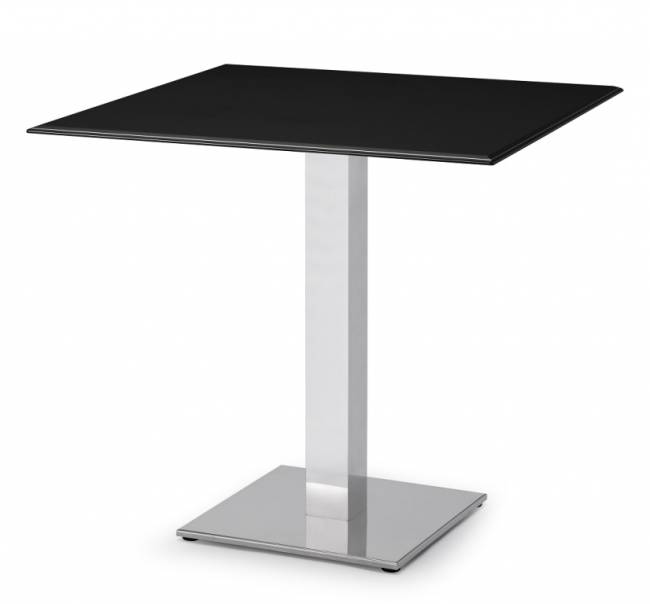 Подстолье металлическое Tiffany полированный стальной 400х400х730 мм