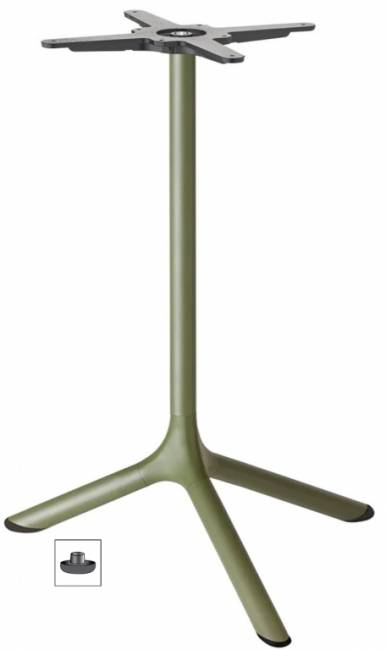 Подстолье металлическое Tripe оливковый Ø610х730 мм