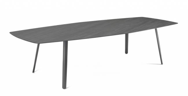 Стол ламинированный Squid антрацит, сланец 2990х1290х730 мм