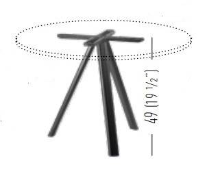 Подстолье металлическое Norman 3-Pod